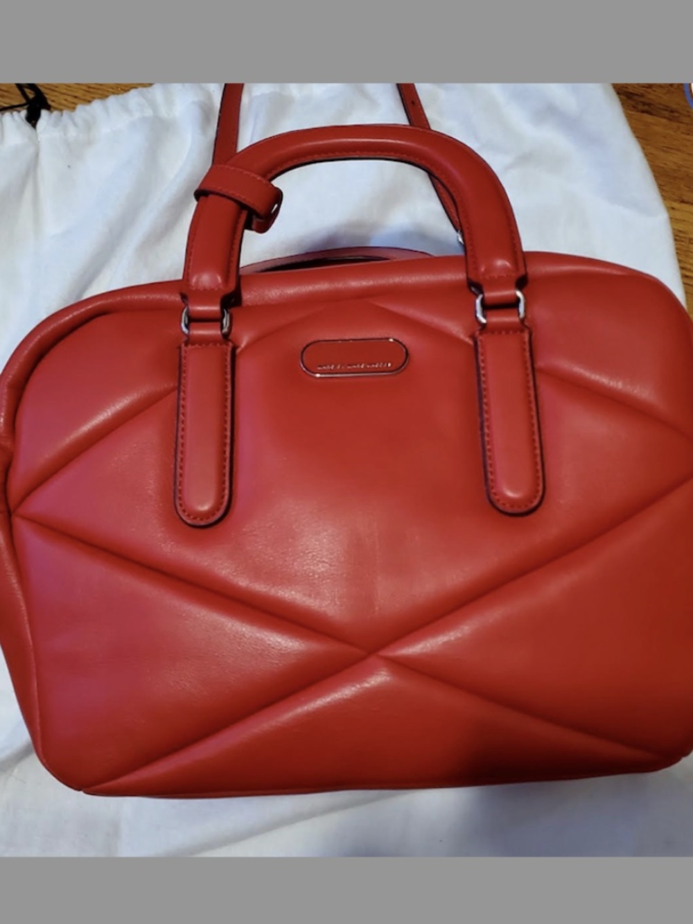 Marc Jacobs puffy MEDIUM satchel crossbody bag NEW/leather